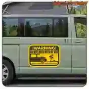 «DON’T MESS WITH MY VAN» Camper-Aufkleber