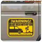 «DON’T MESS WITH MY VAN» Camper Sticker