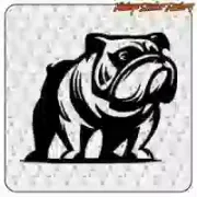 Bulldog-Aufkleber zum Personalisieren