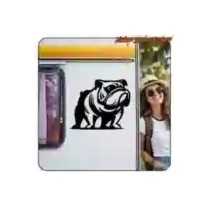 Autocollant Bulldog à personnaliser
