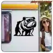 Bulldog-Aufkleber zum Personalisieren