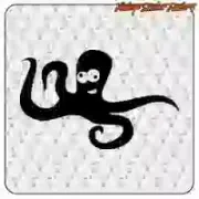 Decorative octopus vinyl sticker