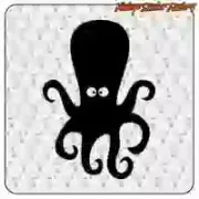 Gestanzter Vinyl-Oktopus-Aufkleber