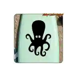 Pegatina de pulpo en vinilo troquelado