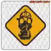 Sticker Gas Mask street art et culture geek
