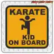 Autocollant Karate Kid On Board
