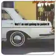 I’M NOT GOING TO PAINT IT car sticker