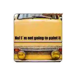 Autocollant voiture I’M NOT GOING TO PAINT IT