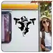 MONOPOLY decorative vinyl sticker