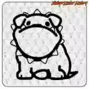 Puppy Hundeaufkleber | Vintage Sticker Factory
