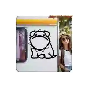 Puppy Hundeaufkleber | Vintage Sticker Factory