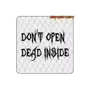 DON’T OPEN DEAD INSIDE Zombie-Aufkleber