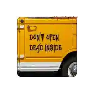 DON’T OPEN DEAD INSIDE Zombie Sticker