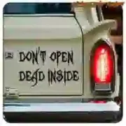 DON’T OPEN DEAD INSIDE Zombie-Aufkleber