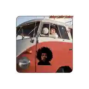 Autocollant Jimi Hendrix pour fans de rock