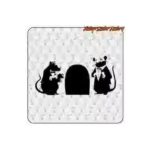 Banksy Rats street art sticker