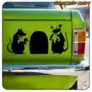 Pegatina Banksy Rats de street art