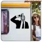 «Granada»-Aufkleber für Street Art und Geek-Kultur