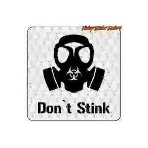 Gas mask vinyl sticker