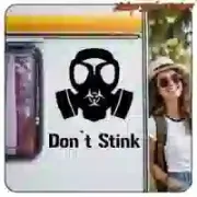 Pegatina máscara de gas de vinilo