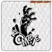 Zombie-Aufkleber zur Gestaltung | Vintage Sticker Factory