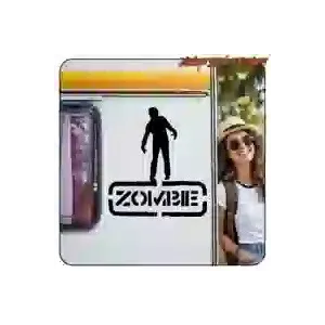 Zombie-Vinylaufkleber | Vintage Sticker Factory
