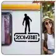Pegatina zombi de vinilo | Vintage Sticker Factory