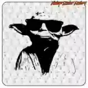 Yoda-Aufkleber mit Sonnenbrille | Star Wars