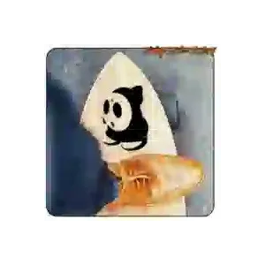 Pegatina Shy Guy de temática friki y cine