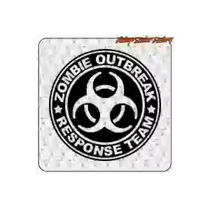 Autocollant ZOMBIE OUTBREAK RESPONSE TEAM