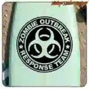 Autocollant ZOMBIE OUTBREAK RESPONSE TEAM