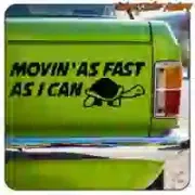 MOVING AS FAST I CAN Vanlife-Aufkleber
