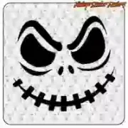 Dekorativer JACK SKELETON Aufkleber