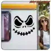 Dekorativer JACK SKELETON Aufkleber