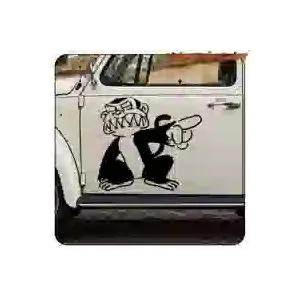 The Simpsons Evil Monkey Sticker