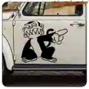 The Simpsons Evil Monkey Sticker