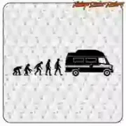 Evolution James Cook Aufkleber | Camper