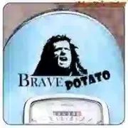 BRAVE POTATO Cut Vinyl Sticker
