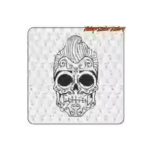 Pegatina Sugar Skull bicolor | Custom Culture