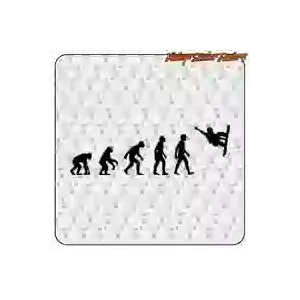 Autocollant snowboard EVO | Vinyle décoratif