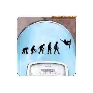 Autocollant snowboard EVO | Vinyle décoratif