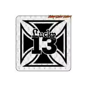 Lucky 13 Malta Aufkleber | Schneidevinyl
