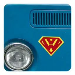 Aufkleber Super VW