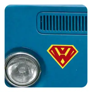 Pegatina SUPER VW. Pegatinas para tu volkswgen