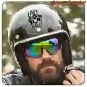 Café Racer Faro-Aufkleber | Motorrad-Vinyl