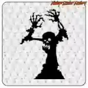 Mummy sticker for horror decoration