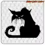 Pegatina de gato en varias medidas