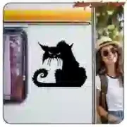 Pegatina de gato en varias medidas