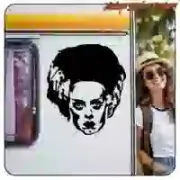 Frankenstein-Braut Sticker | Klassischer Horror