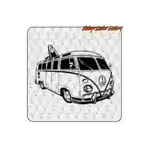 T1 Longboard sticker for camper van